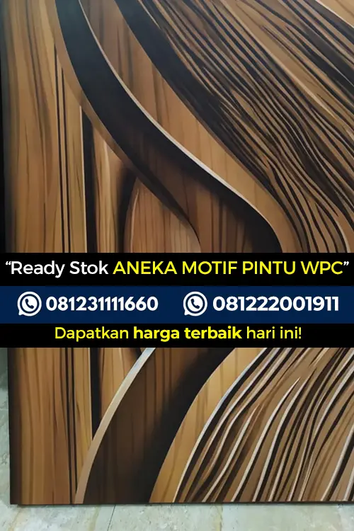 Harga Pintu WPC Motif Custom Terbaru Pilihan Desain Pintu Modern Sesuai Selera